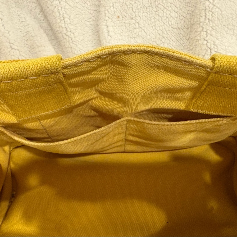 Yellow Prada Canapa Tote Canvas Mini - Picture 13 of 14